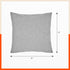 AKIRA Jute Cushion Covers For Home | Multicolour (Set of 3 - 16 x 16 Inches)